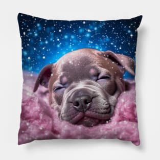 Sleepy Baby Staffy Pillow