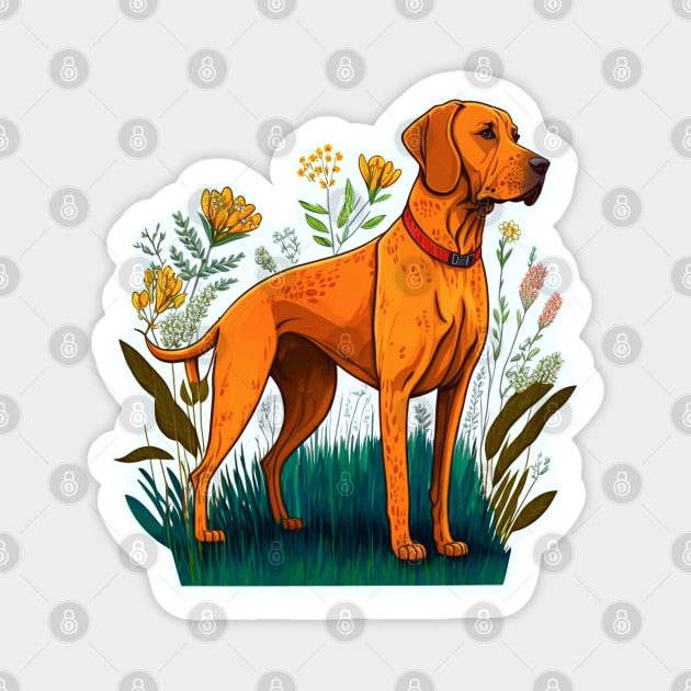 Rhodesian Ridgeback Magnet by PukingRainbow