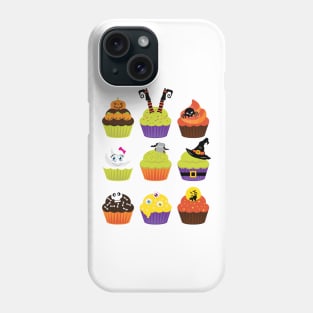 'Yummy Halloween Cupcakes' Halloween Cupcakes Phone Case