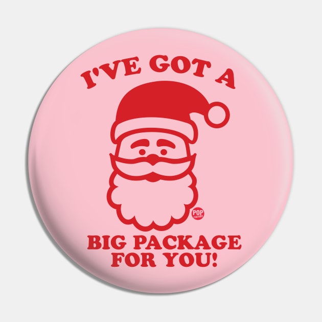 SANTA BIG PACKAGE Pin by toddgoldmanart