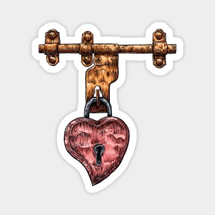 Padlock Heart, Love Magnet