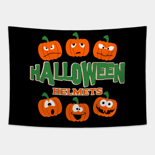 Halloween Helmets Bike Tapestry