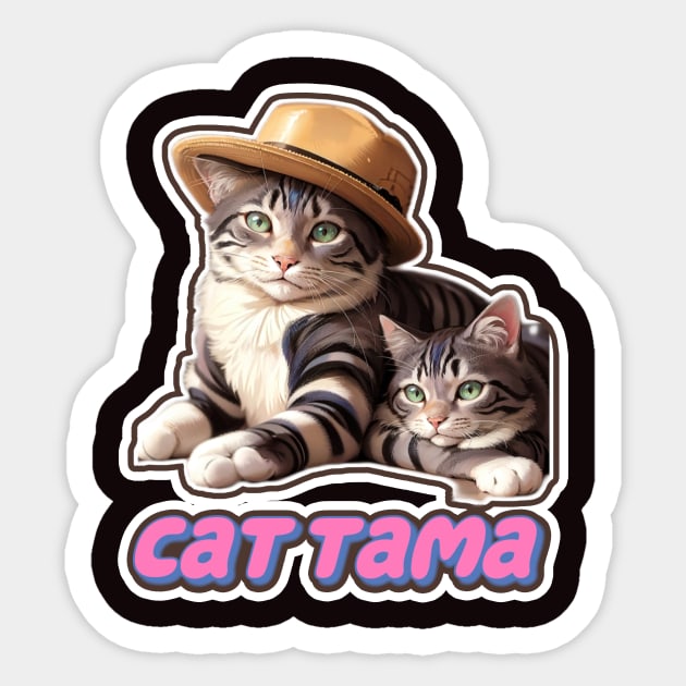 Cat Tama,Tama Super Station Master - Popular Cat Webmaster - Sticker ...