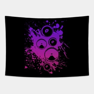 Dark Techno Speaker EDM Music Festival Tapestry