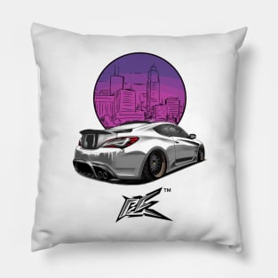 hyundai genesis coupe white Pillow