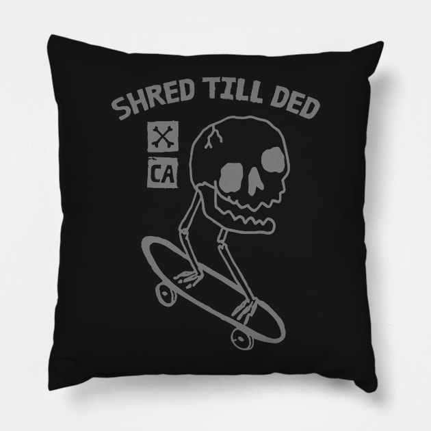 Shred Pillow by trashgoods