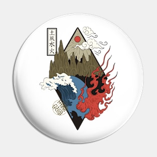 Four Elements Pin