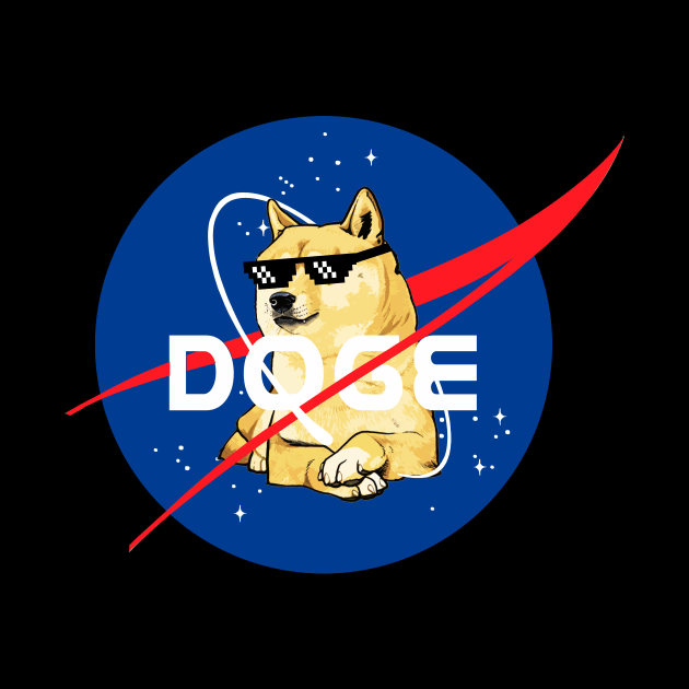 Space Doge by TEEVEETEES