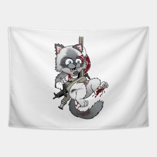 Die Furry - Mort McClane Tapestry