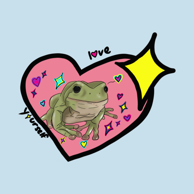 Discover love yourself - Frog - T-Shirt