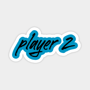 Player 2 Gamers Design Magnet