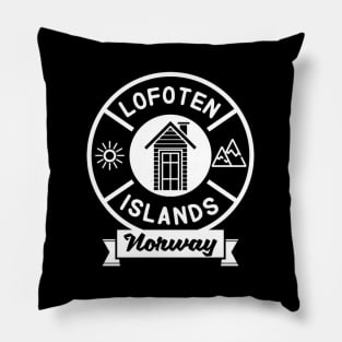 Lofoten Islands Norway Pillow