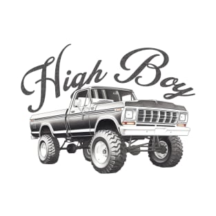 Ford Truck Vintage Highboy Design Sketch T-Shirt