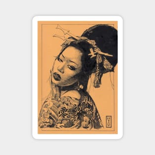 Tattooed Geisha Magnet