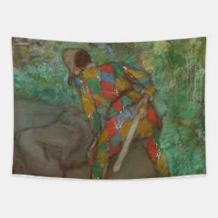 Harlequin by Edgar Degas Tapestry