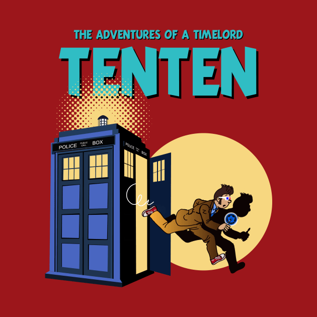 TENTEN THE ADVENTURES OF A TIMELORD by KARMADESIGNER T-SHIRT SHOP