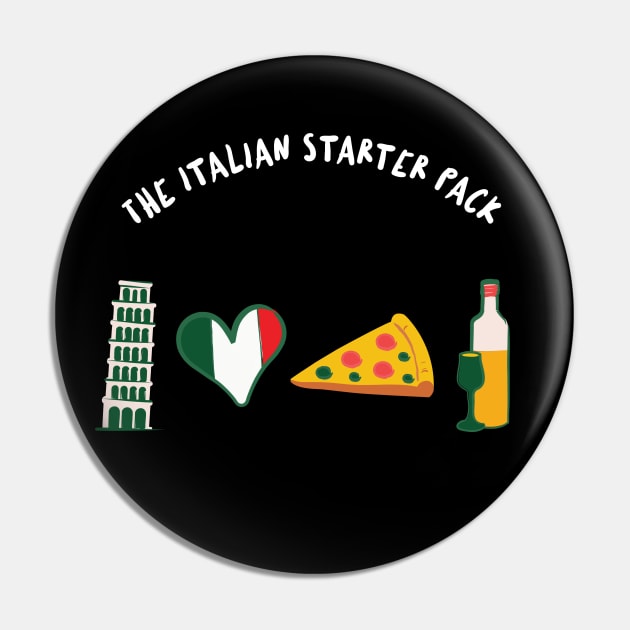 Italian Starter Pack Pin by High Altitude
