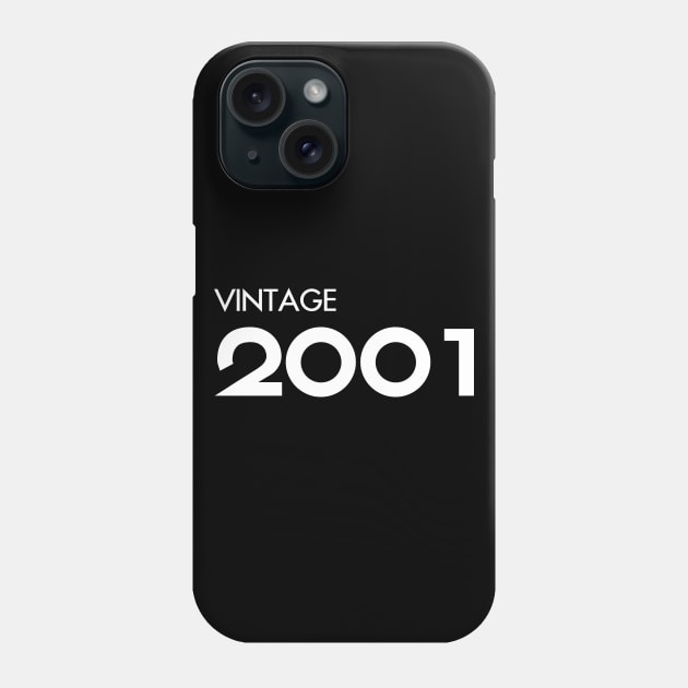 Vintage 2001 Gift 19th Birthday Party Phone Case by Damsin