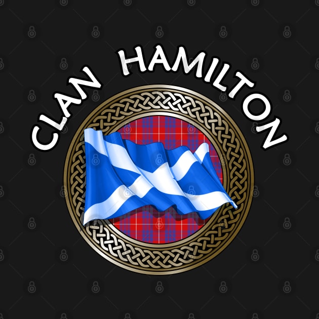 Clan Hamilton Crest & Tartan Knot by Taylor'd Designs