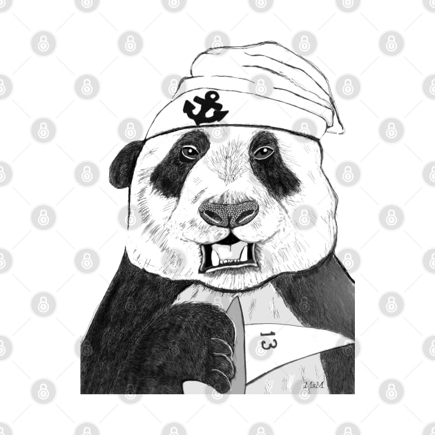 Panda Sailor by msmart