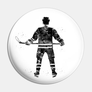 Hockey Player Girl Pin