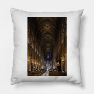 Notre Dame On The Inside - 1 © Pillow