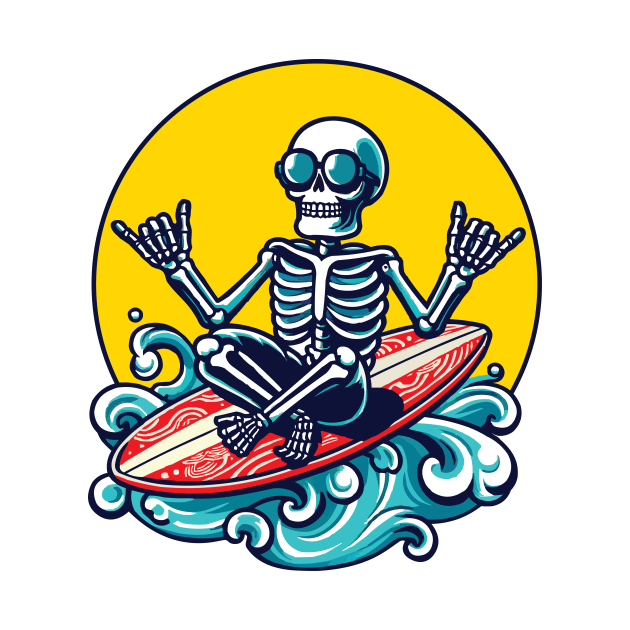 Shaka Brah: Surfing (No type) by Long Legs Design