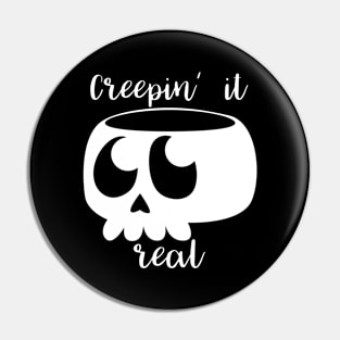 Funny Halloween Skull Gift Pin