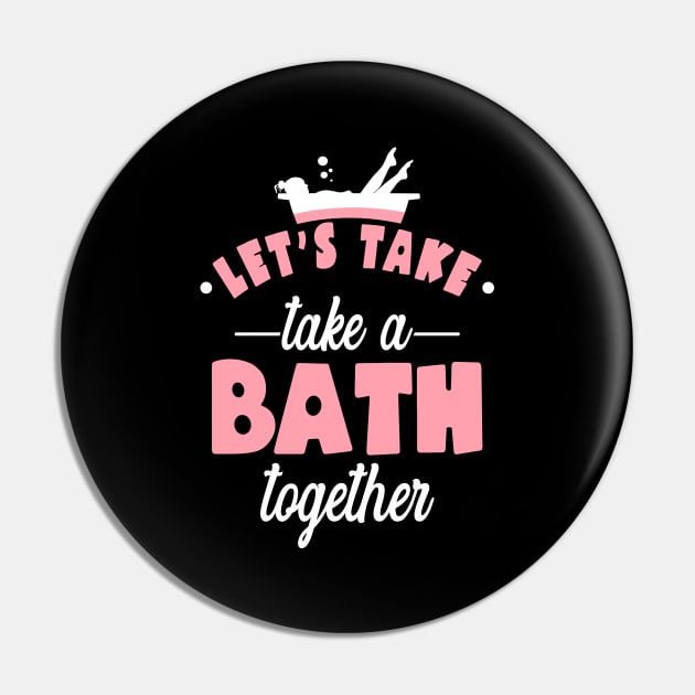 Bath Bathtub Couple Pin by Teeladen