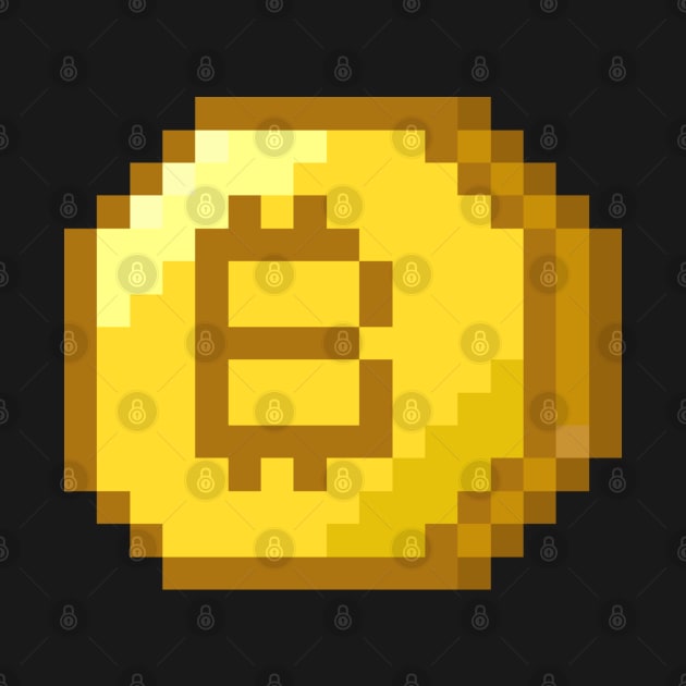 8 Bit Bitcoin by CloudWalkerDesigns