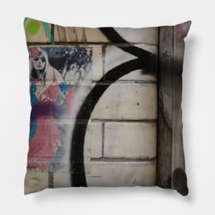 Urban Clown Girl Pillow