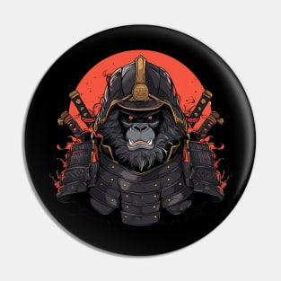 gorilla samurai Pin