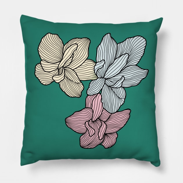 flowers Pillow by amenij