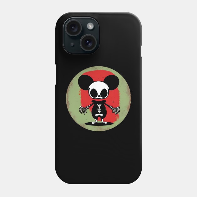 Mouse Skeleton Phone Case by sweetvision