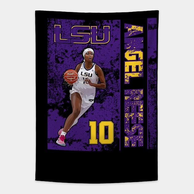 Angel Reese | LSU || 10 Tapestry by Aloenalone