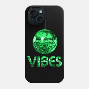 1970s Green Discoball Vibes Phone Case