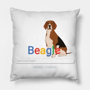 Google: Beagle Edition Pillow