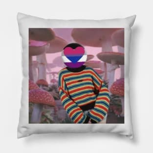 Weirdcore Flag Outfit Pillow