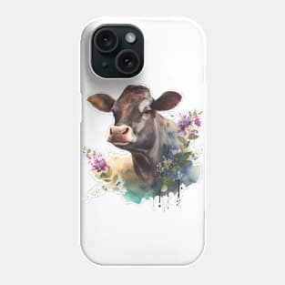 Cow Floral Phone Case