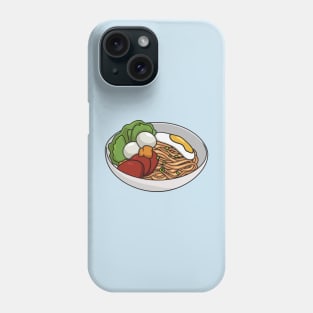 Noodle cartoon illustration Phone Case