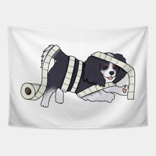 Toilet paper Dog Mummy (cavalier king charles spaniel) Tapestry