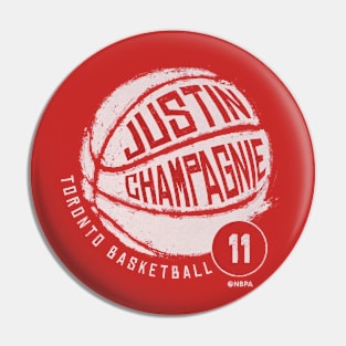 Justin Champagnie Toronto Basketball Pin