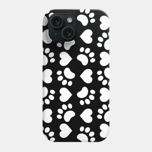 paw love heart 2 Phone Case