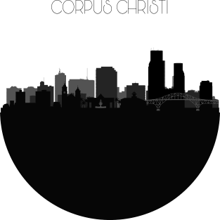 Corpus Christi Skyline Magnet