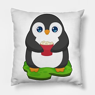 Penguin Popcorn Pillow