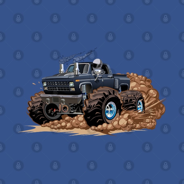 Cartoon monstertruck by Mechanik