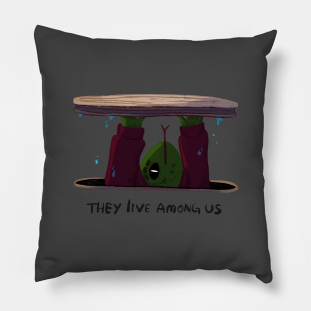 Lizard Man Pillow by Fullocoal