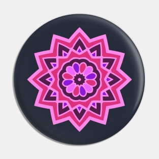 Far Out Mandala Pin