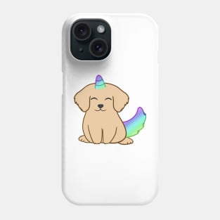 Golden retriever Unicorn Phone Case