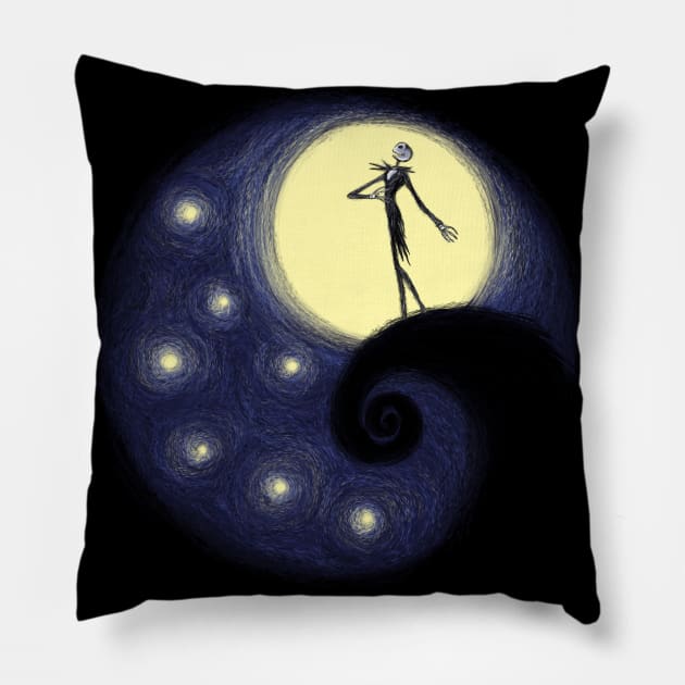 Starry Nightmare Pillow by xMorfina